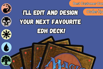 create an optimized mtg commander decks for all levels
