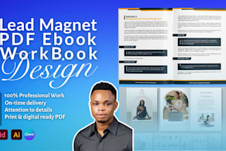 design b2b, saas pdf lead magnet, pdf ebook for email listing building and lead