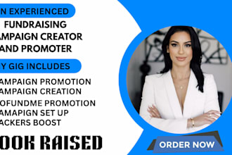 promote and create medical charity, fundraising gofundme kickstarter to donors