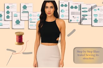do step by step custom sewing instruction guide any project