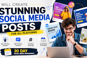 create stunning social media posts for all platforms