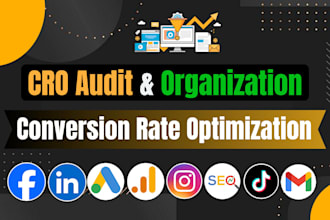 provide conversion rate optimisation service with cro audit and optimization