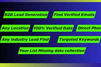 b2b lead generation, direct phone number, cell phone numbers and email finding