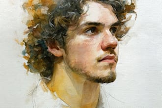 paint a watercolor portrait