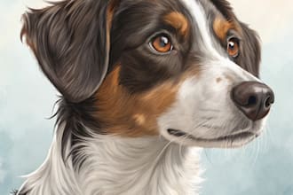 paint stunning pet portrait