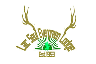 design gorgeous hunting and fishing lodge logo