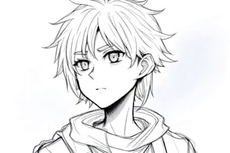 draw sketch of your character