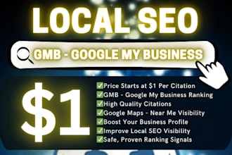 dominate local SEO and google my business search result with expert optimization