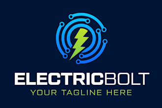do high quality custom electronics logo design just 12 hrs