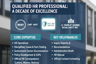 provide HR services and consultancy