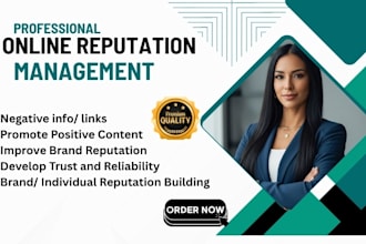 do professional online reputation management,ORM, seo sevice