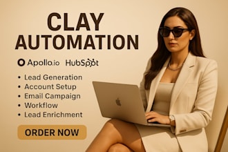 setup workflow clay, clay com automation, apollo io, hubspot, dubsado, zoho crm