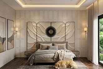 provide high quality bedroom interior visualization