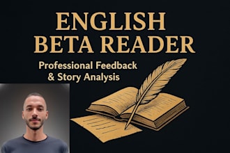expert beta reader for your english book or novel
