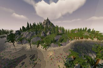 build custom minecraft map,city,spawn,world, house,castle as a minecraft builder