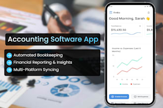 create an accounting and bookkeeping app like quickbooks
