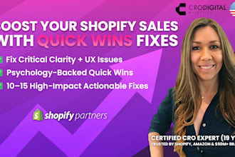 audit your shopify store giving 15 to 50 cro quick wins and high impact fixes