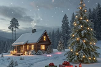 design christmas themed illustration