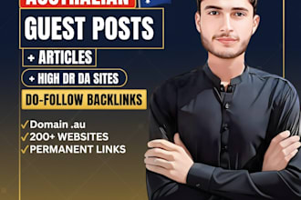 provide high da australian guest post backlinks for your SEO