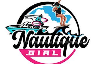 design awesome surfing logo