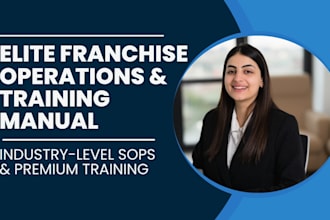 franchise training manual operations manual