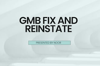 fix and reinstate your google buisness profile