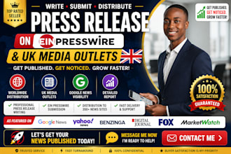 write pr submission UK press release publicist media distribution on top media
