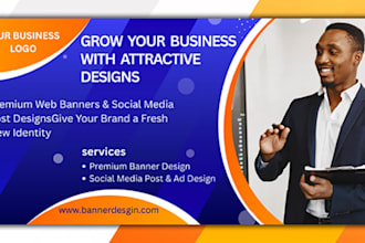banner and social media post design