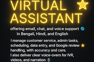 be your professional multilingual virtual assistant for customer support