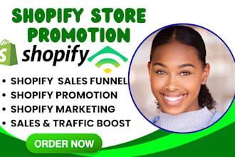 promote shopify store with shopify marketing to boost shopify sales and traffic