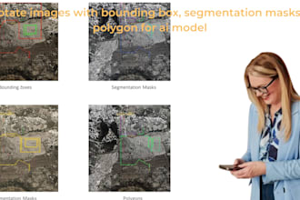 annotate images with bounding box, segmentation masks and polygon for ai model