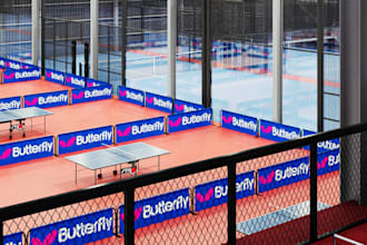 design 3d padel court,table tennis center,basketball,pickleball,sport bar render