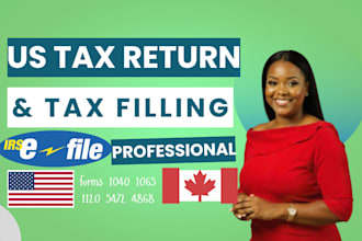 set US tax filing forms efile tax returns 1040 1065 1120 individual llc business