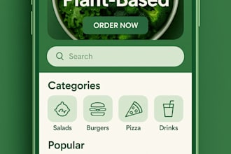 design modern UX UI for mobile app or website
