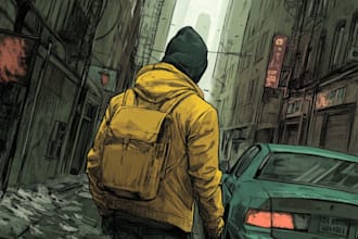 do comic book graphic novel comic illustration