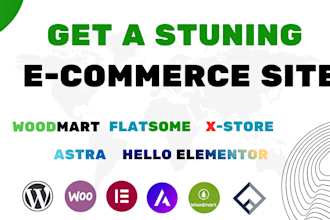 customize your flatsome, woodmart, xstore, astra, or hello elementor theme