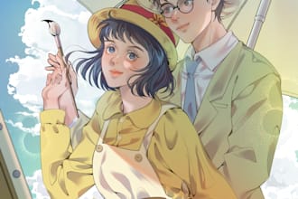 draw your character in manhwa style