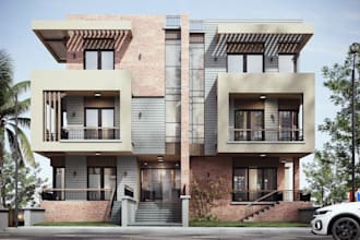 render external 3d model for reconstruction, building shopping list, 3d arcade
