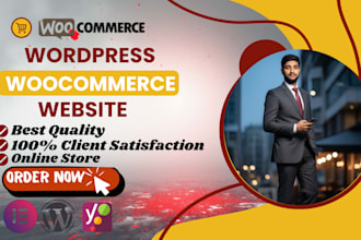 create ecommerce website, design, redesign or woocommerce website