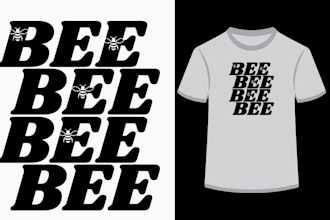 design eye catching typography t shirt