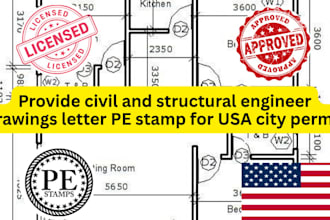 licensed architect pe engineer structural plans pe stamp all 50 states wi de ct