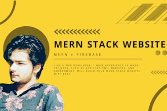 develop mern stack web app as a mern stack developer, full stack developer