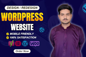rebuild, redesign your wordpress website with elementor