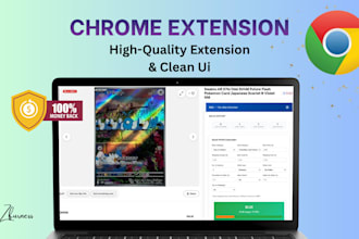 build a professional chrome extension with clean UI