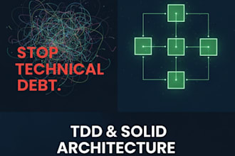 senior code refactoring solid, dry, and technical debt elimination