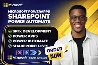 develop sharepoint intranet, office 365, power apps, power automate and spfx