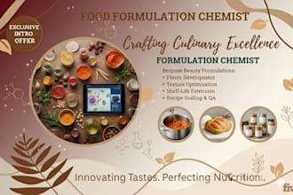 do food formulation, supplement formulation, product development and nutritional