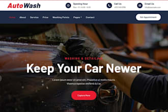 car detailing website auto detailing website car wash website car detailing lead