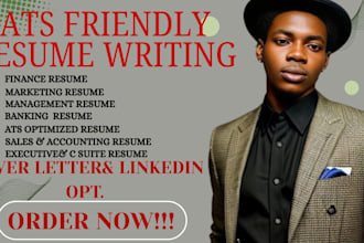 write finance accounting banking resume, job winning cv, cover letter writing