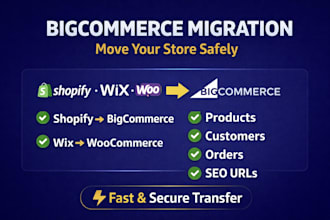 migrate shopify store to bigcommerce without data loss